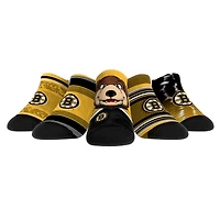 Unisex Rock Em Socks   Boston Bruins Super Fan Five-Pack Low-Cut Socks Set