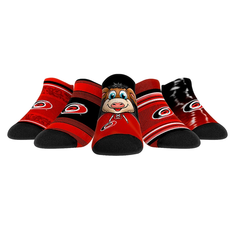 Unisex Rock Em Socks Carolina Hurricanes Super Fan Five-Pack Low-Cut Socks Set