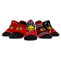 Unisex Rock Em Socks   Chicago Blackhawks Super Fan Five-Pack Low-Cut Socks Set