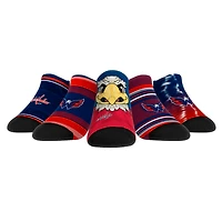 Unisex Rock Em Socks   Washington Capitals Super Fan Five-Pack Low-Cut Socks Set