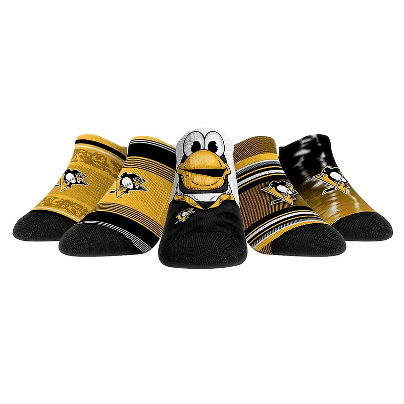 Youth Rock Em Socks  Pittsburgh Penguins Super Fan Five-Pack Low-Cut Socks Set
