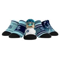 Youth Rock Em Socks  Seattle Kraken Super Fan Five-Pack Low-Cut Socks Set