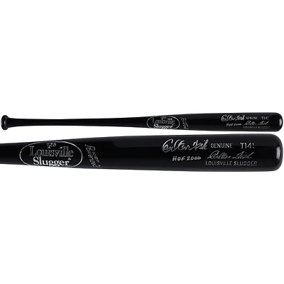 Carlton Fisk Boston Red Sox Autographed Louisville Slugger Game Model Bat with "HOF 2000" Inscription