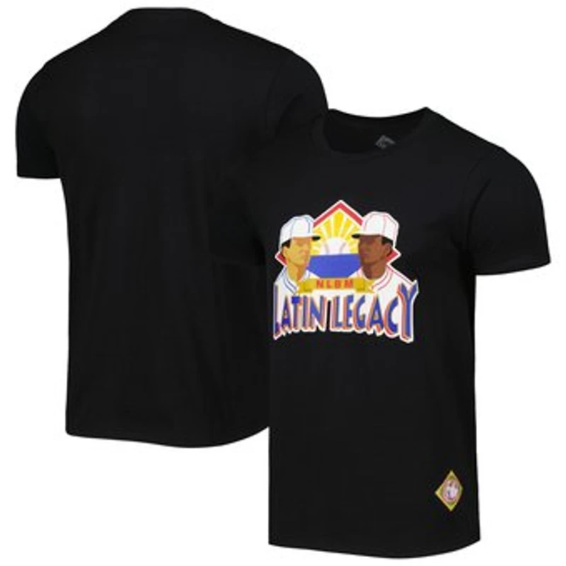 Men's Stitches Black Negro League Baseball Latin Legacy T-Shirt