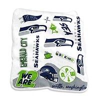 Seattle Seahawks 50'' x 60'' Native Raschel Plush Throw Blanket