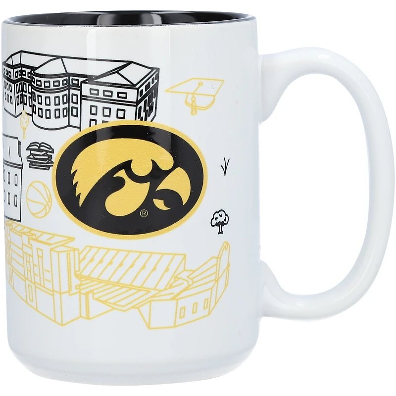 Iowa Hawkeyes 15oz. Campus Mug