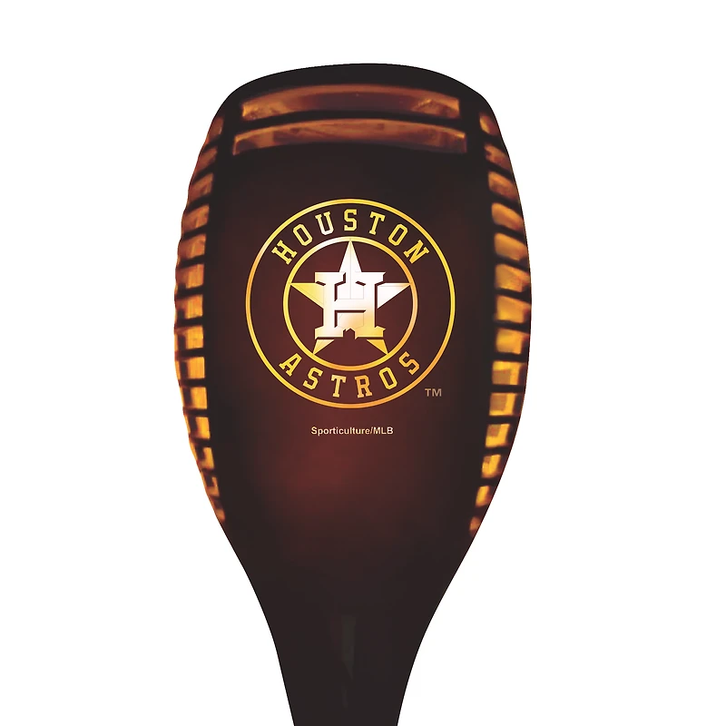 Sporticulture  Houston Astros Team Pride LED Solar Torch
