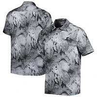 Men's Tommy Bahama Black Providence Friars Bahama Coast Luminescent Frond Camp IslandZone Button-Up Shirt