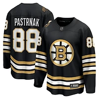 Men's Fanatics David Pastrnak Black Boston Bruins 100th Anniversary Breakaway Jersey