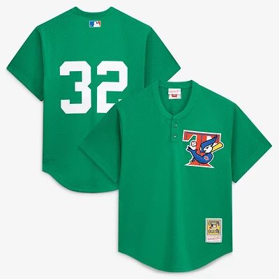 Men's Mitchell & Ness Roy Halladay Green Toronto Blue Jays Authentic Batting Practice Jersey