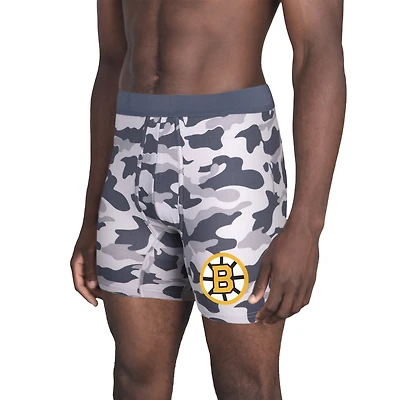 Men's Concepts Sport Charcoal Boston Bruins Invincible Knit Boxer Briefs