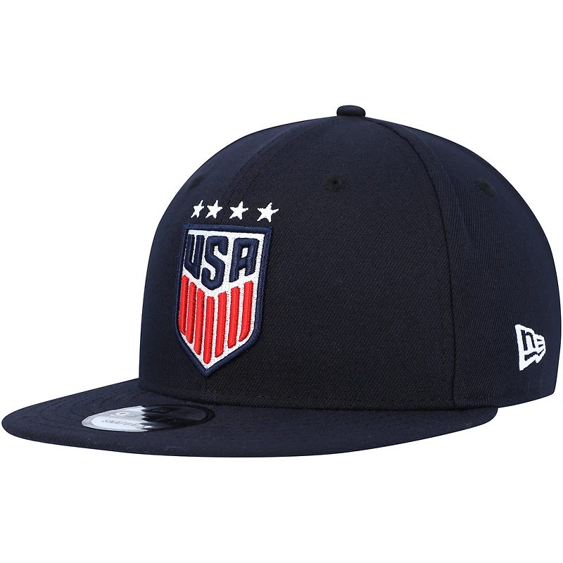 Men's New Era Navy USWNT Team Basic 9FIFTY Snapback Hat