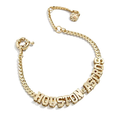 BaubleBar Houston Astros Curb Bracelet