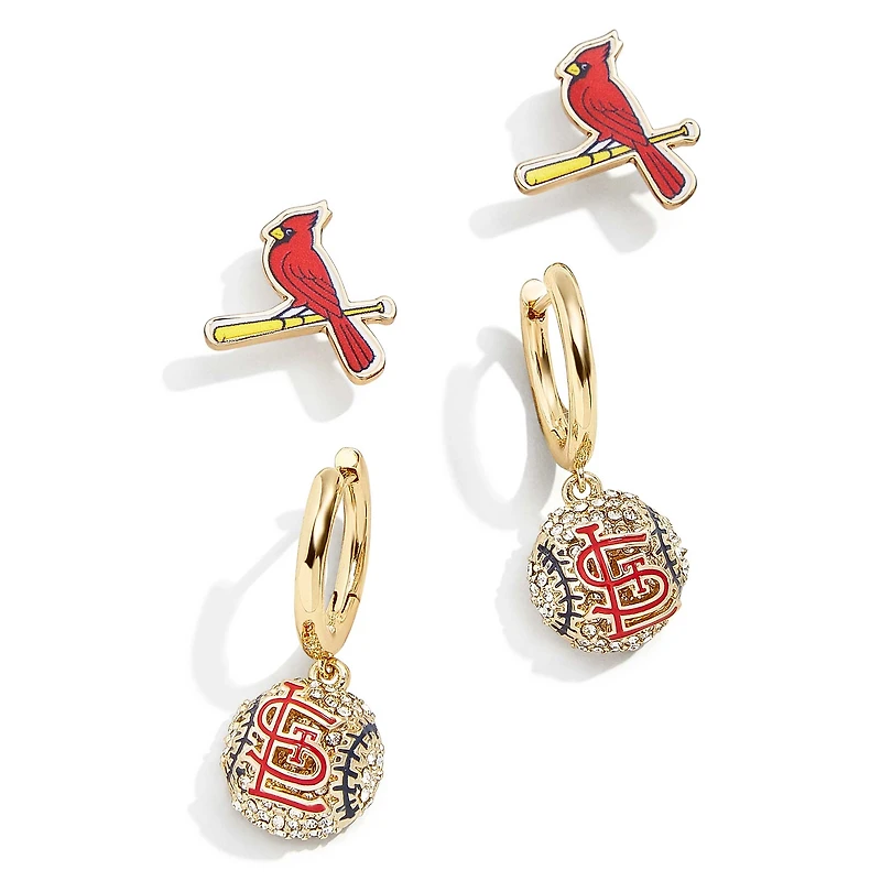 Women's BaubleBar  St. Louis Cardinals Team Earrings Set