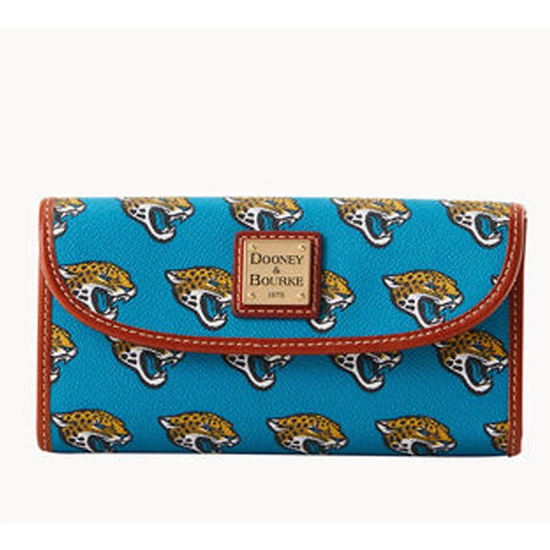 Women's Dooney & Bourke Jacksonville Jaguars Team Color Continental Clutch