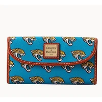 Women's Dooney & Bourke Jacksonville Jaguars Team Color Continental Clutch