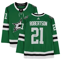 Jason Robertson Dallas Stars Autographed Kelly Green adidas Authentic Jersey