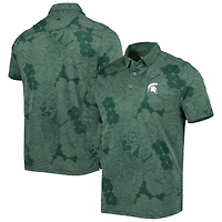 Men's Tommy Bahama Green Michigan State Spartans Big & Tall Miramar Blooms Polo