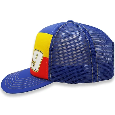 Men's Hendrick Motorsports Team Collection Royal Chase Elliott Foam Trucker Snap Adjustable Hat