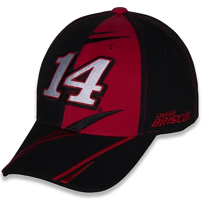 Youth Stewart-Haas Racing Team Collection Black/Red Chase Briscoe Element Adjustable Hat