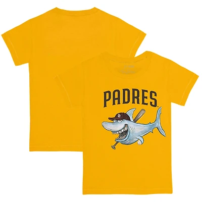 Youth Tiny Turnip Gold San Diego Padres Shark T-Shirt