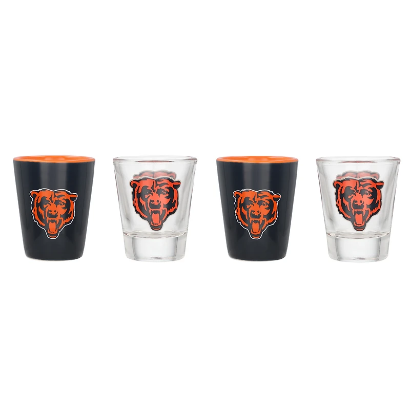 Chicago Bears Four-Pack Shot Glass Set