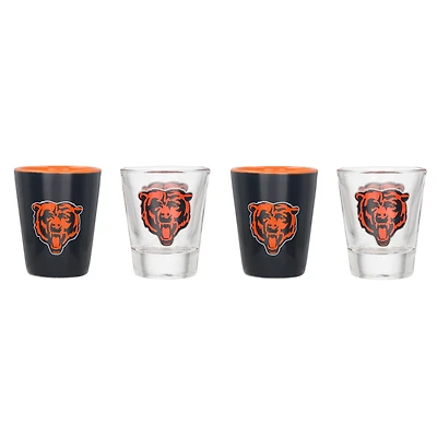 Chicago Bears Four-Pack Shot Glass Set