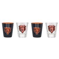 Chicago Bears Four-Pack Shot Glass Set