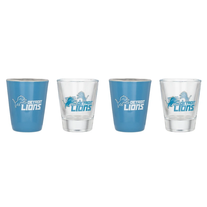 Detroit Lions Four-Pack Shot Glass Set