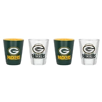 Green Bay Packers Four-Pack Shot Glass Set