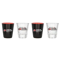 Carolina Hurricanes Four-Pack Shot Glass Set
