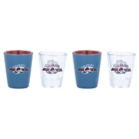 Colorado Avalanche Four-Pack Shot Glass Set