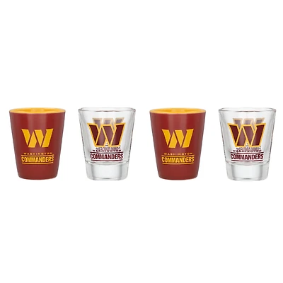 Washington Commanders Four-Pack Shot Glass Set