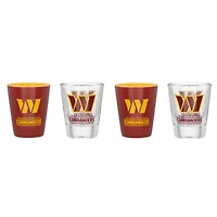 Washington Commanders Four-Pack Shot Glass Set