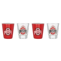 Ohio State Buckeyes Four-Pack Shot Glass Set