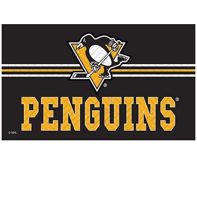 Pittsburgh Penguins Embossed Door Mat