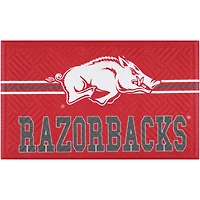 Arkansas Razorbacks Embossed Door Mat