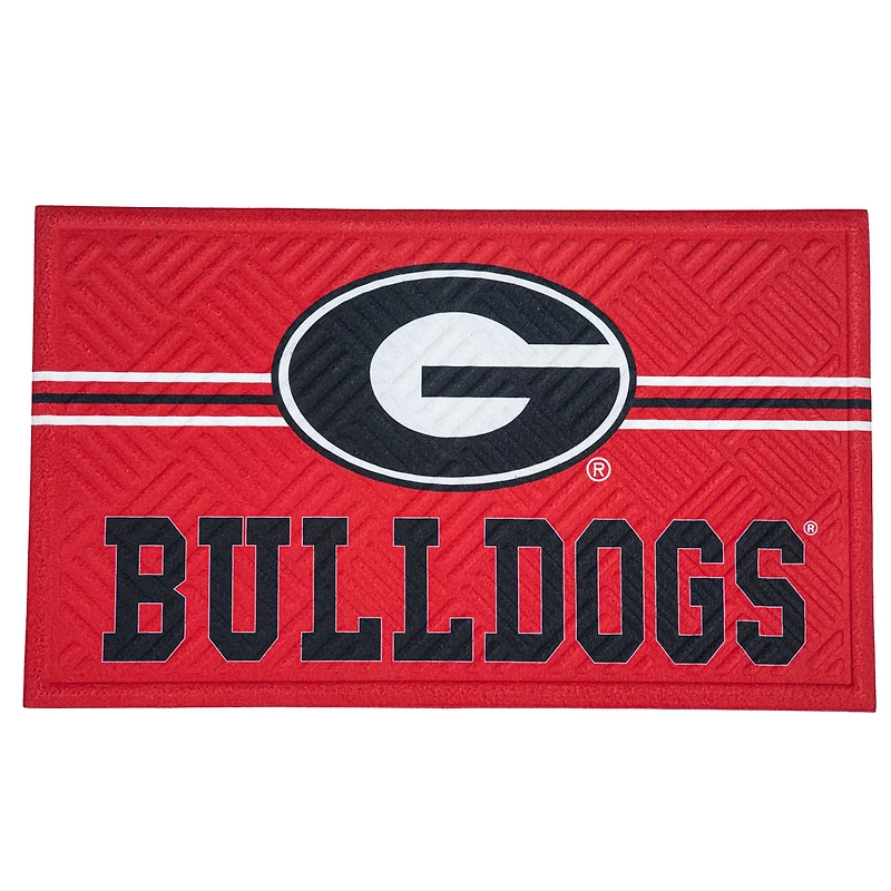 Georgia Bulldogs Embossed Door Mat