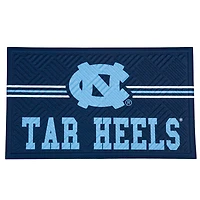 North Carolina Tar Heels Embossed Door Mat