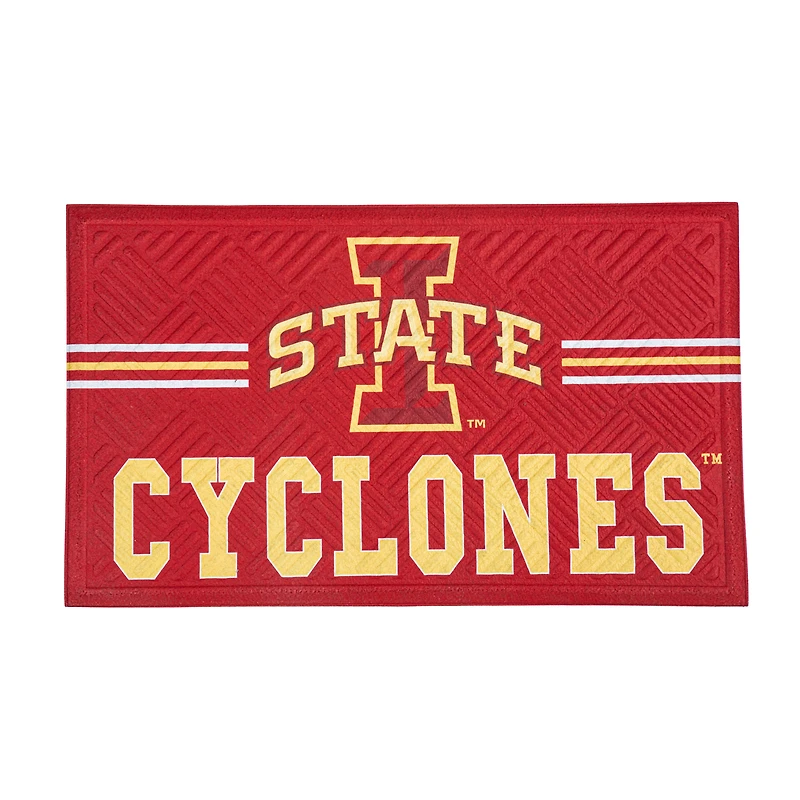 Iowa State Cyclones Embossed Door Mat