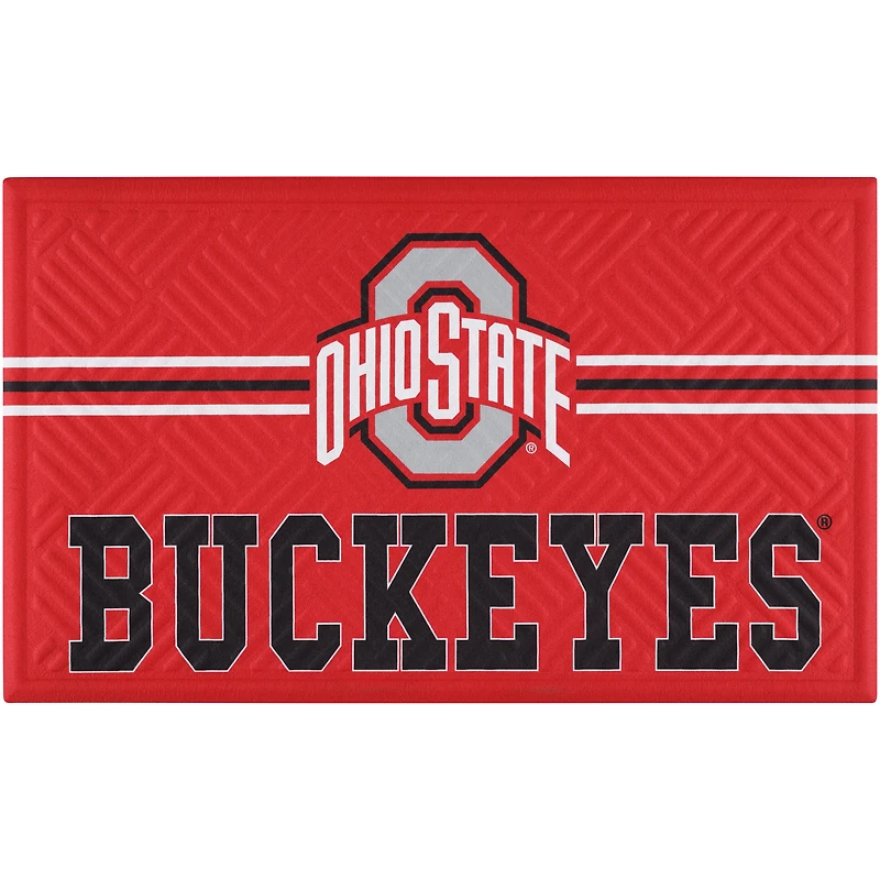 Ohio State Buckeyes Embossed Door Mat