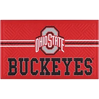 Ohio State Buckeyes Embossed Door Mat
