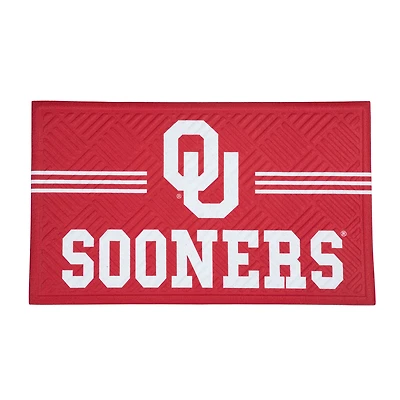 Oklahoma Sooners Embossed Door Mat