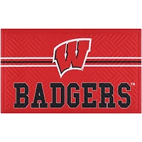 Wisconsin Badgers Embossed Door Mat