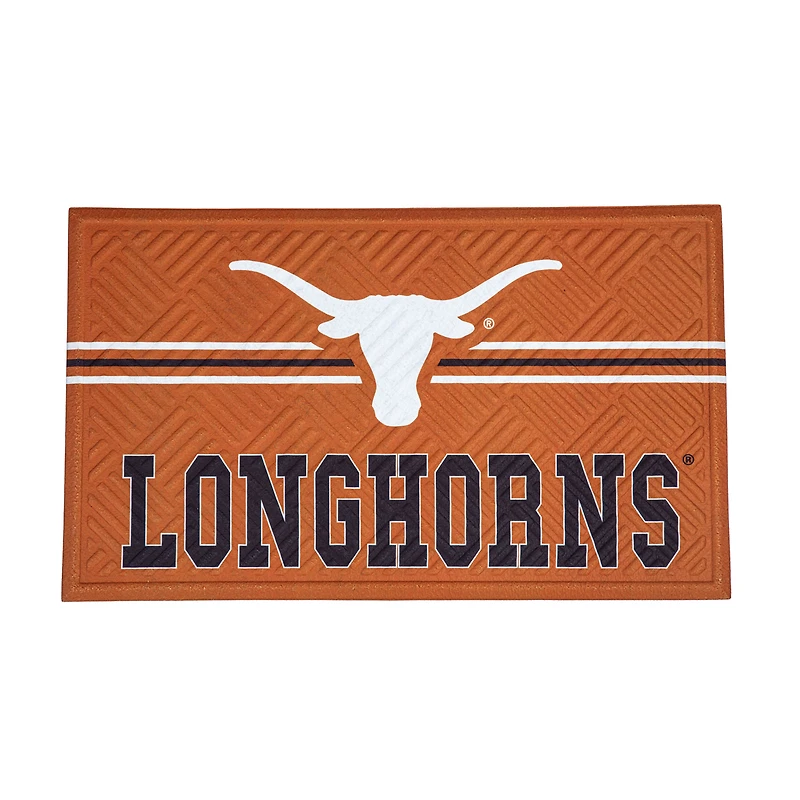 Texas Longhorns Embossed Door Mat
