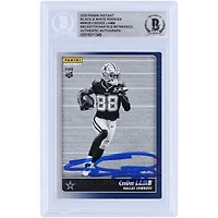 Rookie Card Limited Edition of 518: CeeDee Lamb Dallas Cowboys Autographed 2020 Panini Instant Black & White Beckett Fanatics Witnessed Authenticated