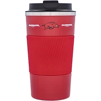 Arkansas Razorbacks 18oz Coffee Tumbler with Silicone Grip
