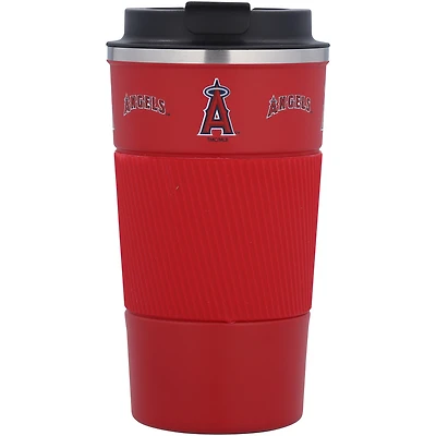 Los Angeles Angels 18oz Coffee Tumbler with Silicone Grip
