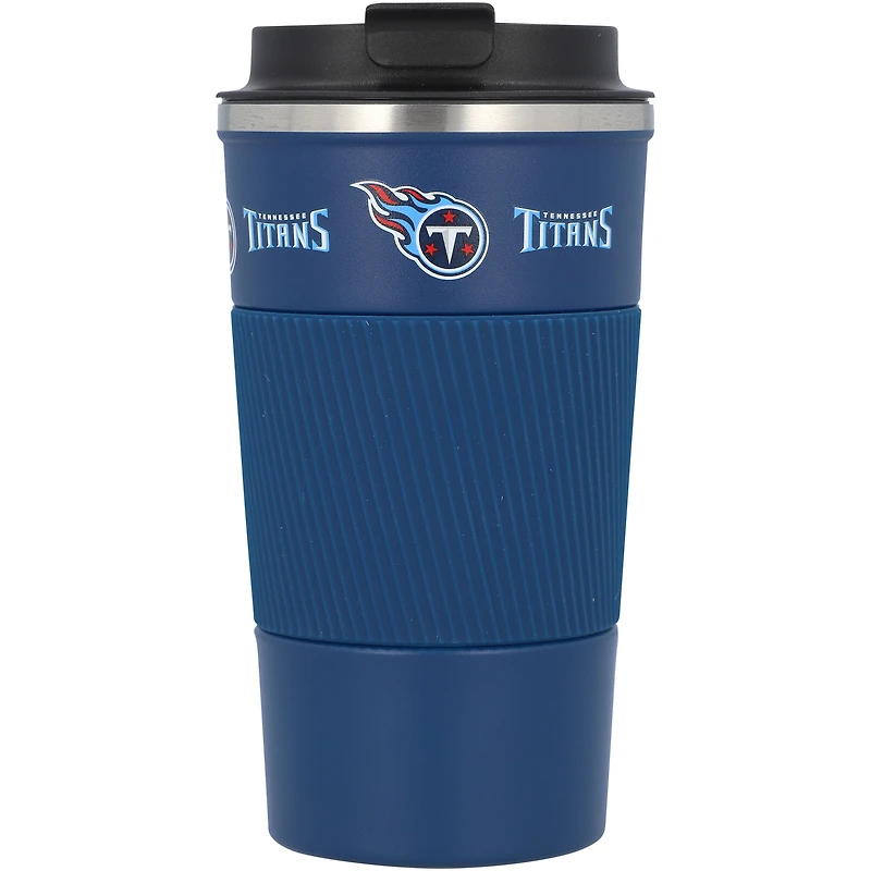 Tennessee Titans 18oz Coffee Tumbler with Silicone Grip