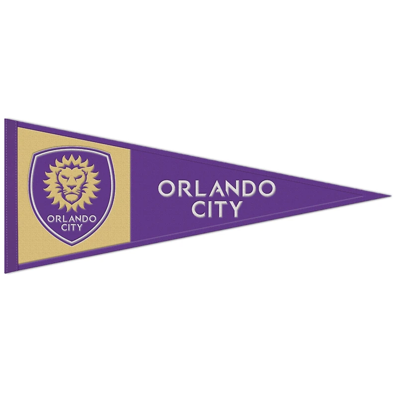 WinCraft Orlando City SC 13" x 32" Wool Primary Logo Pennant